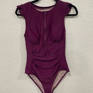 Women’s CupShe One Piece Swimsuit - Purple